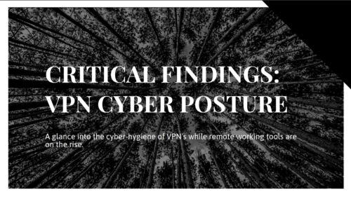 NormShield Critical Findings White Paper VPN Cyber Posture 2020