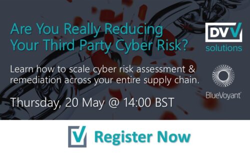 Third Party Cyber Risk Webinar 20th May Banner